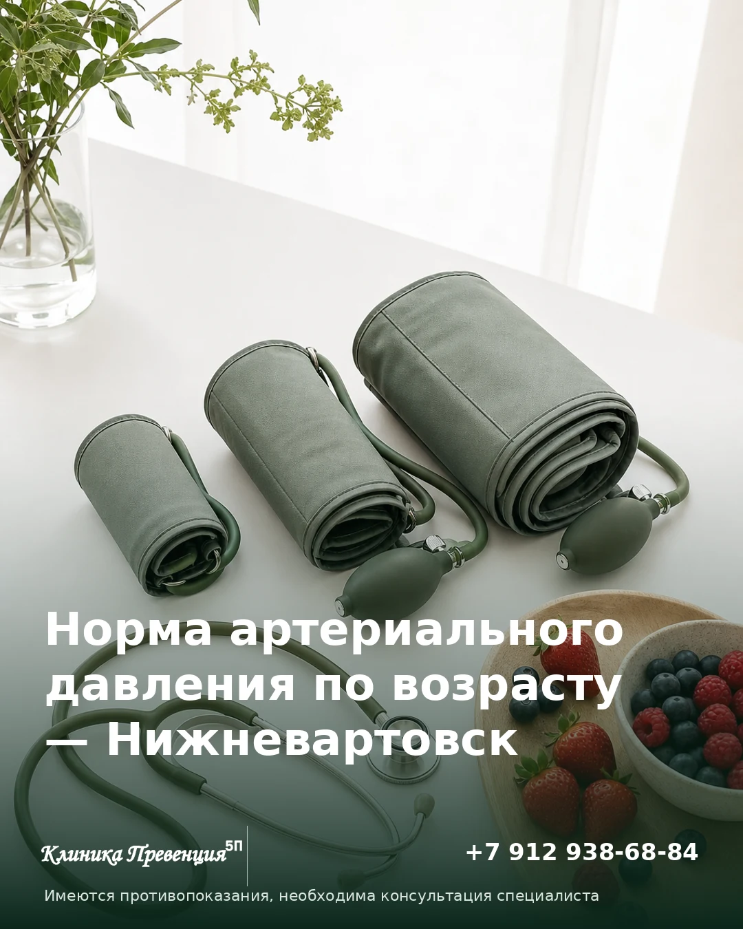 Норма артериального давления по возрасту — Нижневартовск