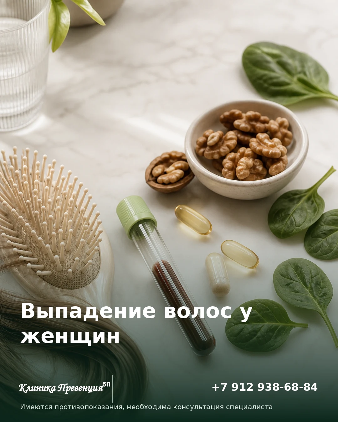 Выпадение волос у женщин: причины, Нижневартовск